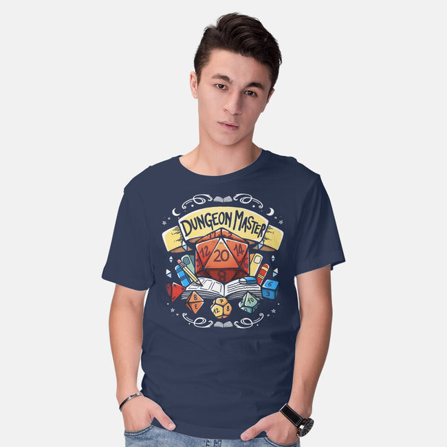 Dungeon Master Dice-Mens-Basic-Tee-Vallina84