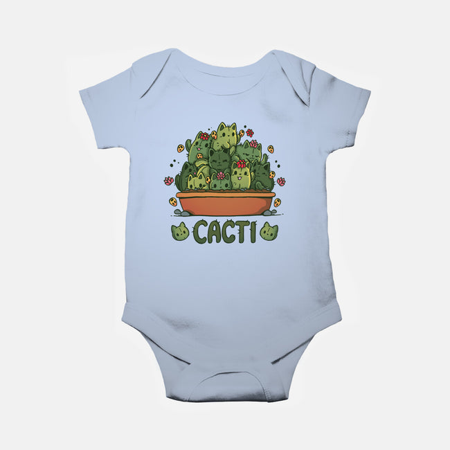Cacti Kitties-Baby-Basic-Onesie-Vallina84