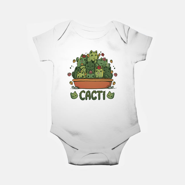 Cacti Kitties-Baby-Basic-Onesie-Vallina84