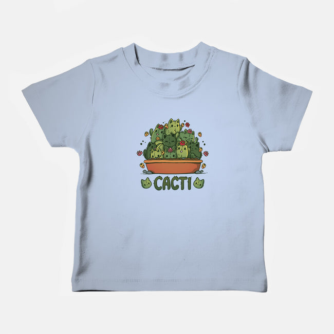 Cacti Kitties-Baby-Basic-Tee-Vallina84