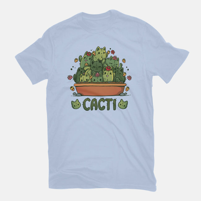 Cacti Kitties-Mens-Basic-Tee-Vallina84