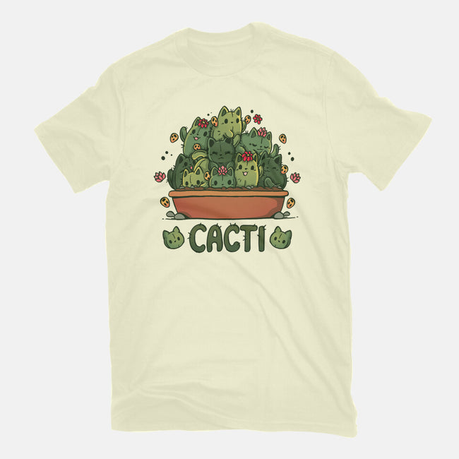 Cacti Kitties-Mens-Basic-Tee-Vallina84