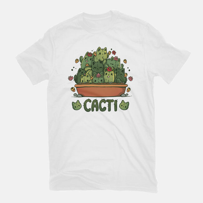 Cacti Kitties-Mens-Basic-Tee-Vallina84