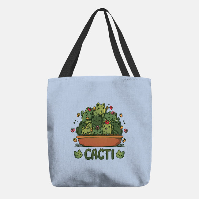 Cacti Kitties-None-Basic Tote-Bag-Vallina84