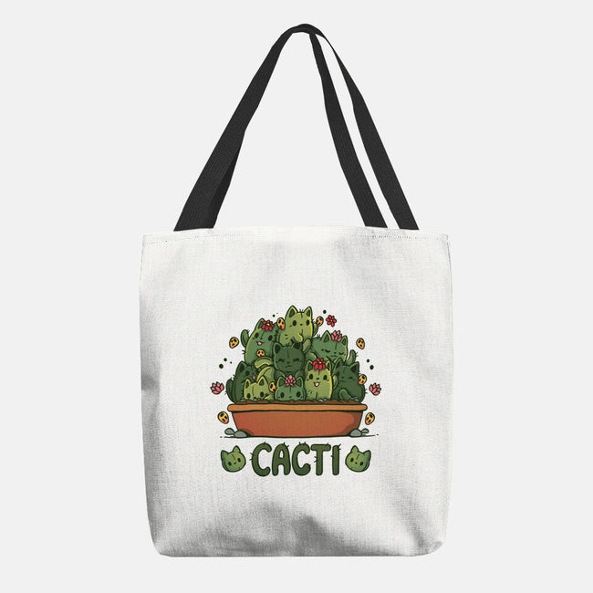 Cacti Kitties-None-Basic Tote-Bag-Vallina84