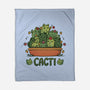 Cacti Kitties-None-Fleece-Blanket-Vallina84
