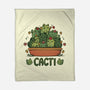 Cacti Kitties-None-Fleece-Blanket-Vallina84