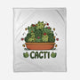 Cacti Kitties-None-Fleece-Blanket-Vallina84