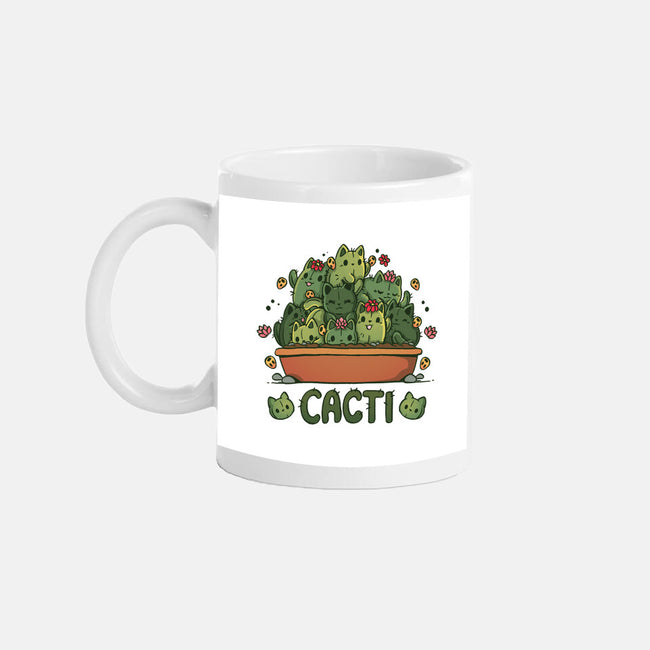 Cacti Kitties-None-Mug-Drinkware-Vallina84