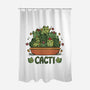 Cacti Kitties-None-Polyester-Shower Curtain-Vallina84