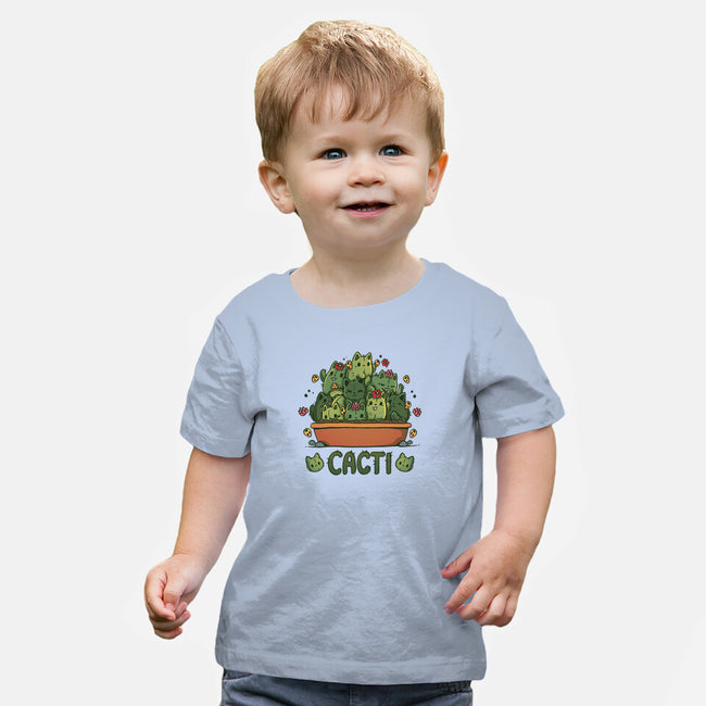 Cacti Kitties-Baby-Basic-Tee-Vallina84