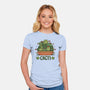 Cacti Kitties-Womens-Fitted-Tee-Vallina84