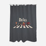 The Devils-None-Polyester-Shower Curtain-2DFeer