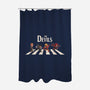 The Devils-None-Polyester-Shower Curtain-2DFeer