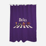 The Devils-None-Polyester-Shower Curtain-2DFeer