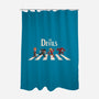 The Devils-None-Polyester-Shower Curtain-2DFeer