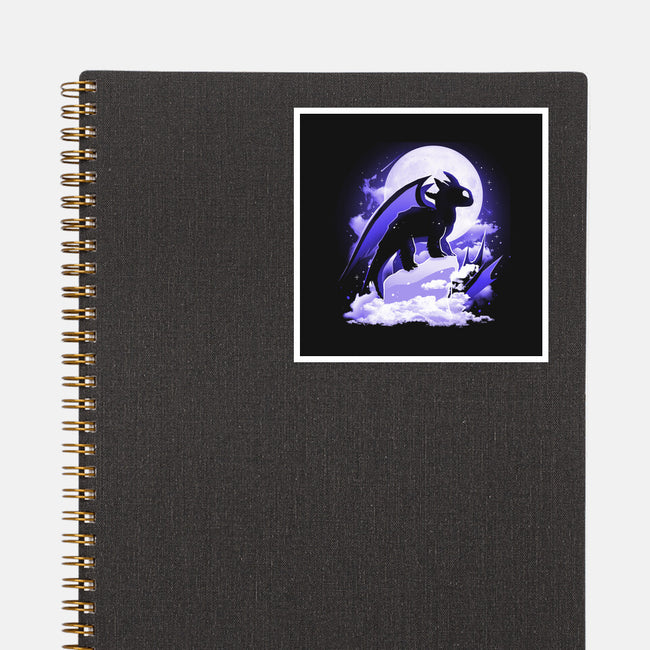 The Darkness Dragon-None-Glossy-Sticker-Vallina84