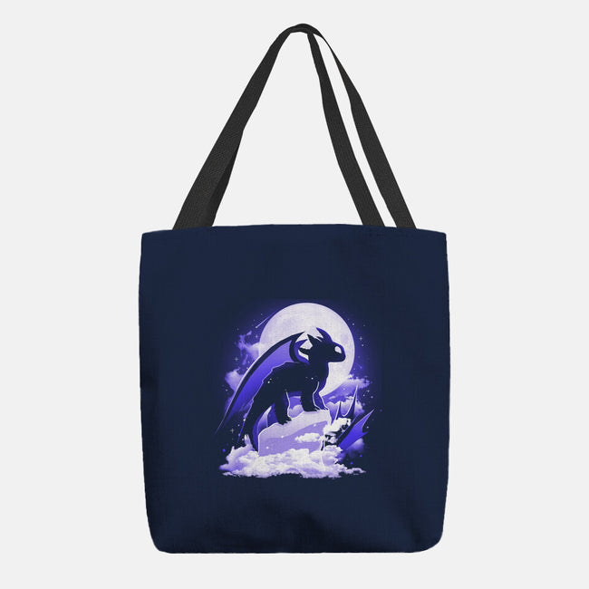 The Darkness Dragon-None-Basic Tote-Bag-Vallina84