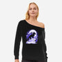 The Darkness Dragon-Womens-Off Shoulder-Sweatshirt-Vallina84