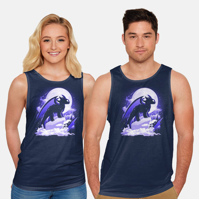 The Darkness Dragon-Unisex-Basic-Tank-Vallina84