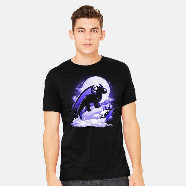 The Darkness Dragon-Mens-Heavyweight-Tee-Vallina84