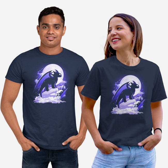 The Darkness Dragon-Unisex-Basic-Tee-Vallina84