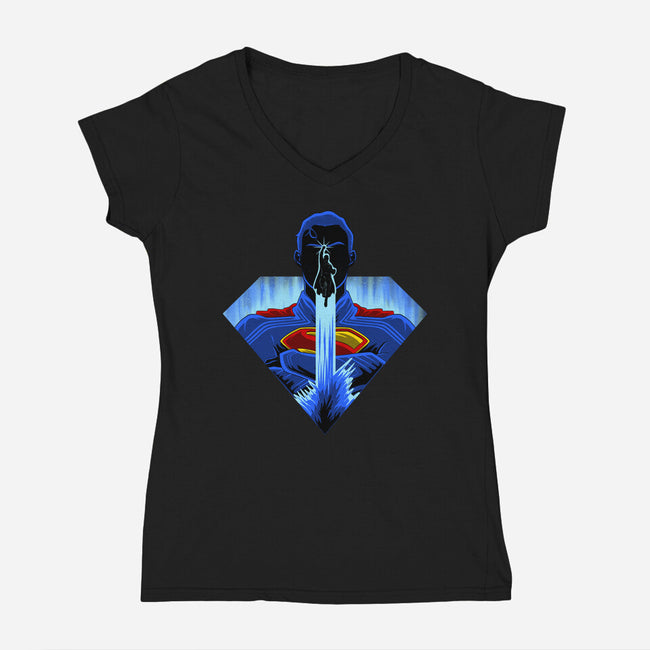 Last Son-Womens-V-Neck-Tee-rmatix