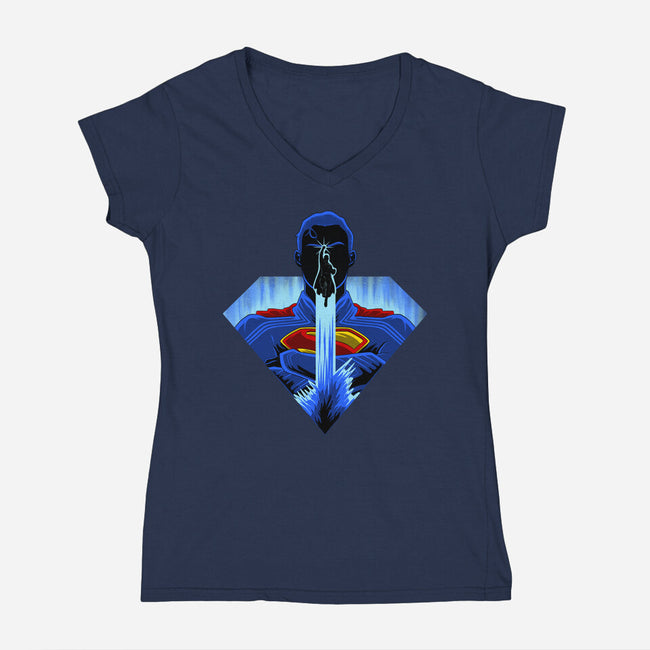 Last Son-Womens-V-Neck-Tee-rmatix