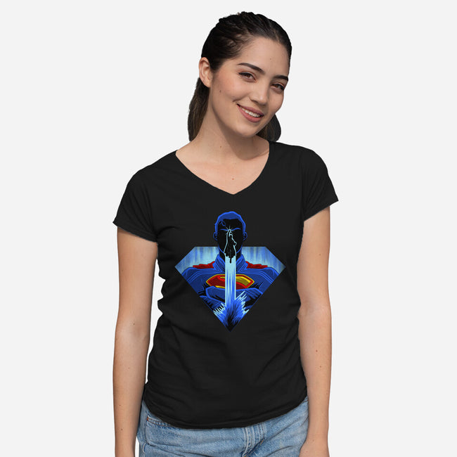 Last Son-Womens-V-Neck-Tee-rmatix