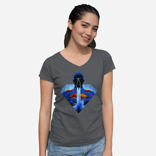 Last Son-Womens-V-Neck-Tee-rmatix