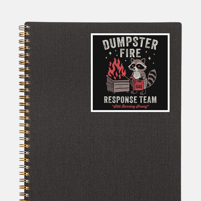Dumpster Fire Response Team-None-Glossy-Sticker-Nemons