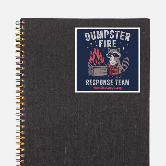 Dumpster Fire Response Team-None-Glossy-Sticker-Nemons
