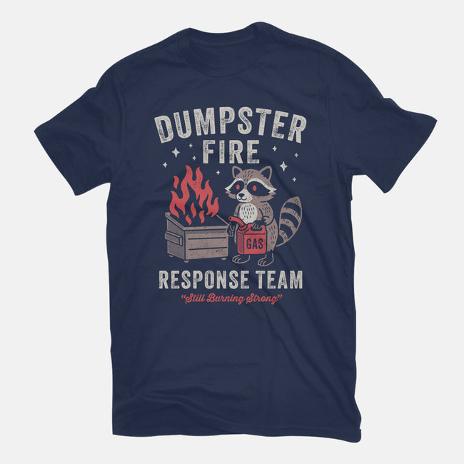 Dumpster Fire Response Team-Womens-Fitted-Tee-Nemons