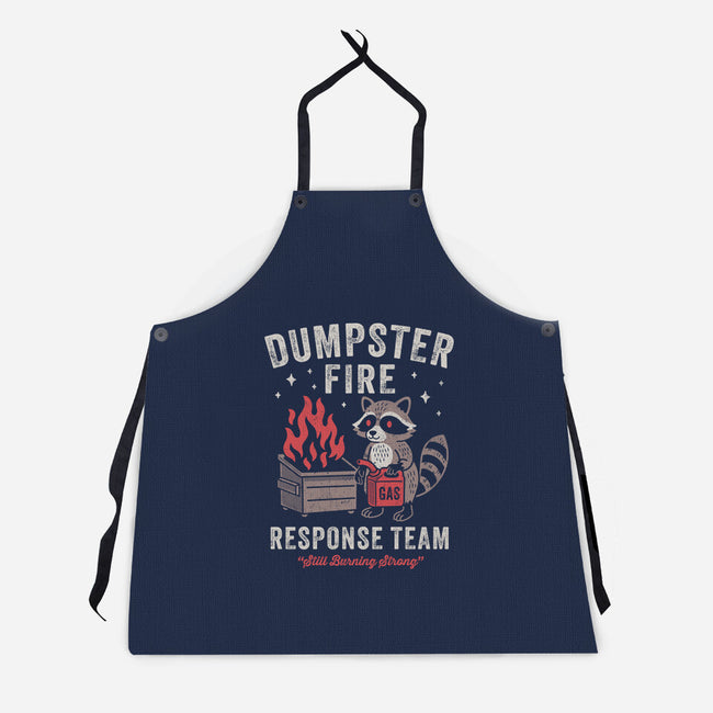 Dumpster Fire Response Team-Unisex-Kitchen-Apron-Nemons