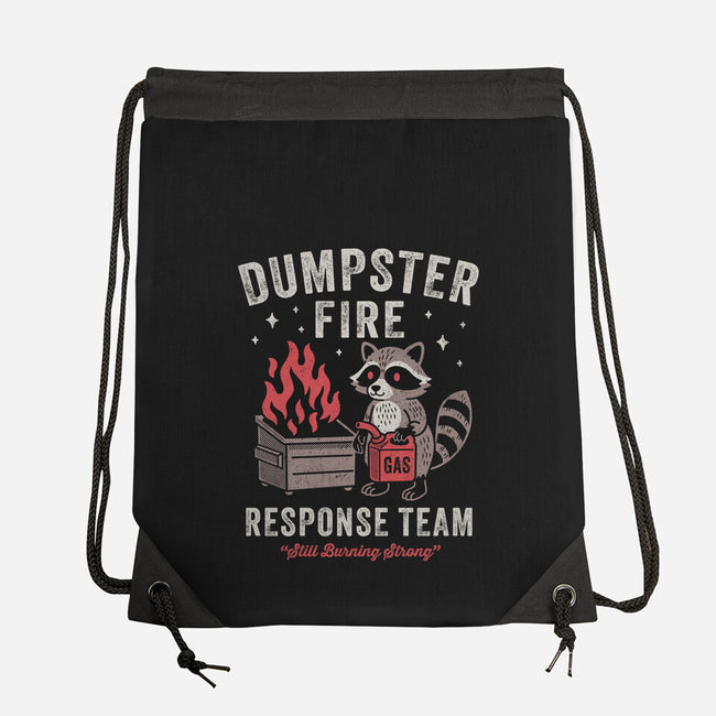 Dumpster Fire Response Team-None-Drawstring-Bag-Nemons