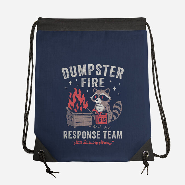 Dumpster Fire Response Team-None-Drawstring-Bag-Nemons