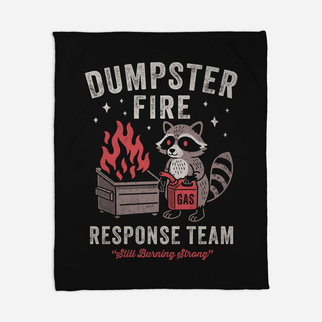 Dumpster Fire Response Team-None-Fleece-Blanket-Nemons