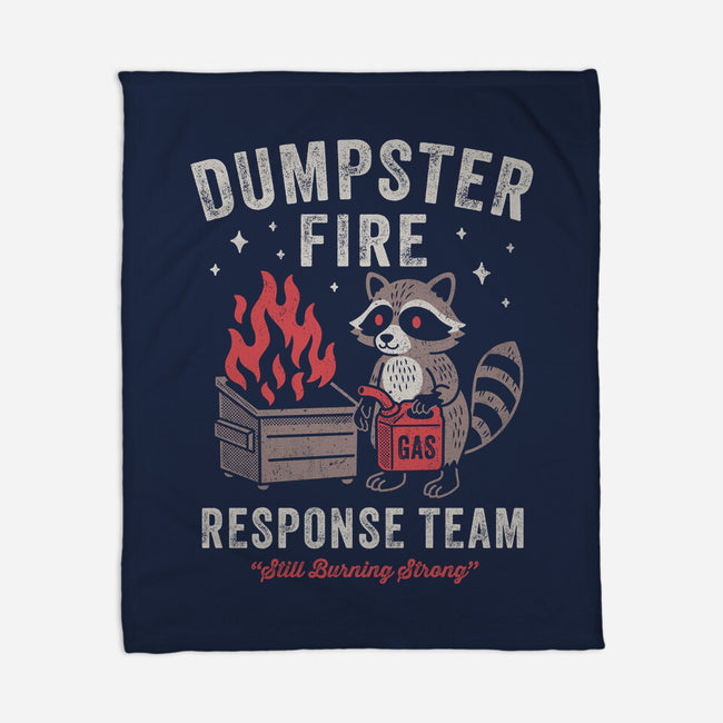 Dumpster Fire Response Team-None-Fleece-Blanket-Nemons