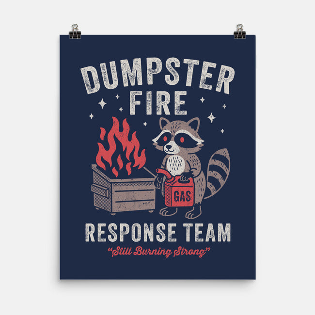 Dumpster Fire Response Team-None-Matte-Poster-Nemons