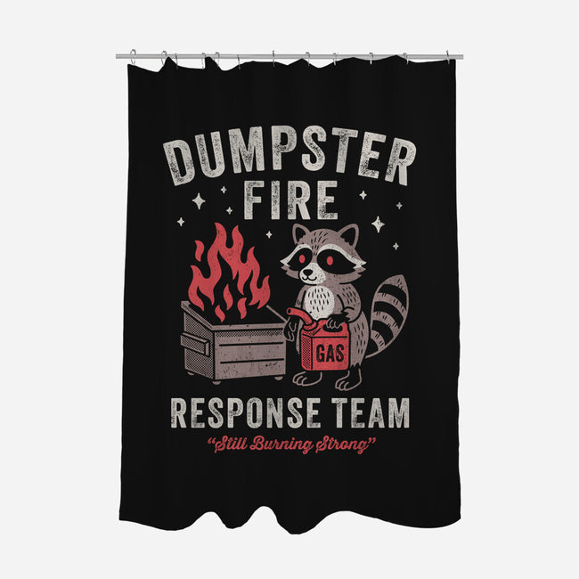 Dumpster Fire Response Team-None-Polyester-Shower Curtain-Nemons