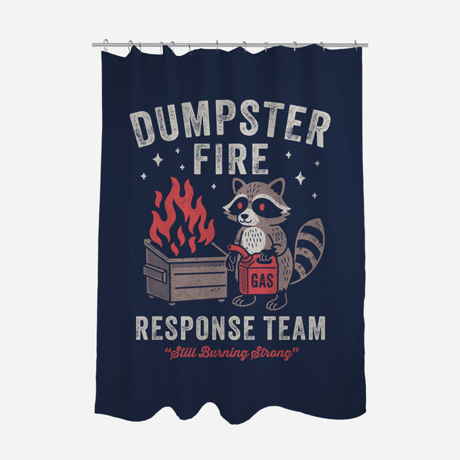 Dumpster Fire Response Team-None-Polyester-Shower Curtain-Nemons