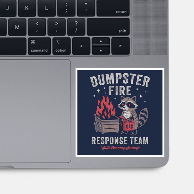Dumpster Fire Response Team-None-Glossy-Sticker-Nemons