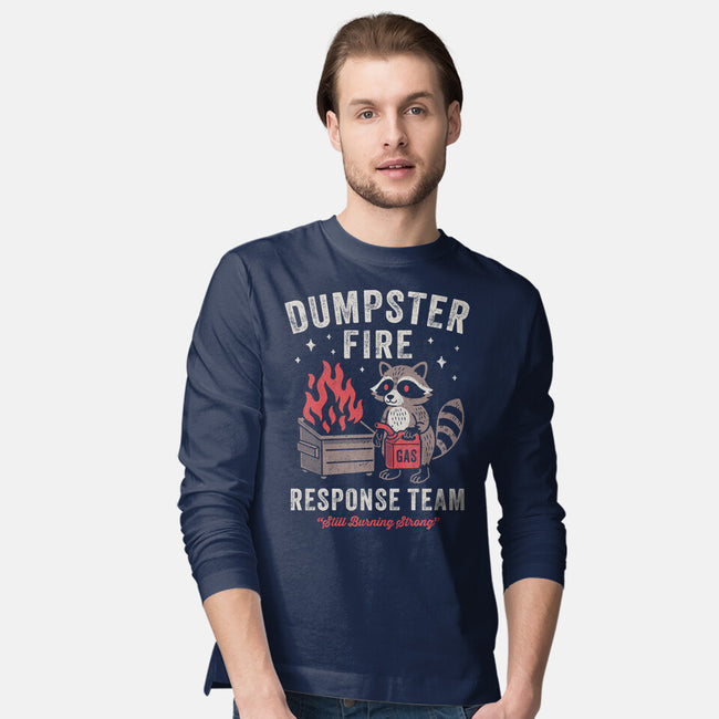 Dumpster Fire Response Team-Mens-Long Sleeved-Tee-Nemons