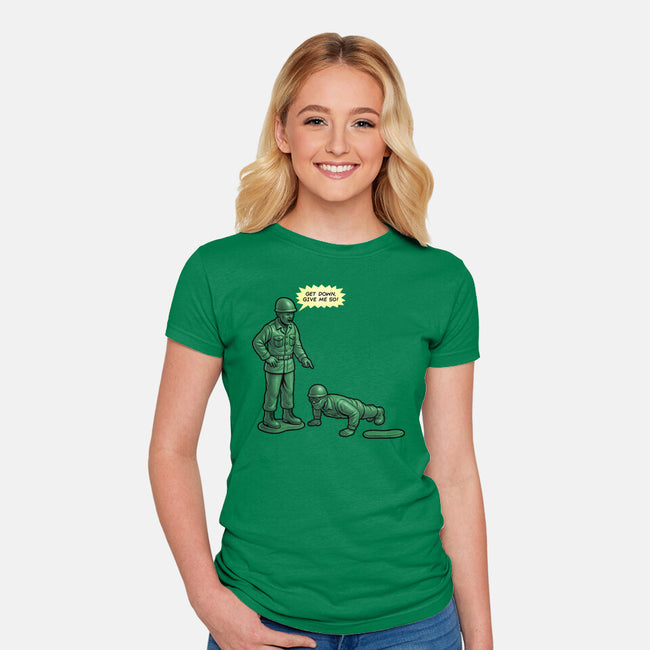 The Drill Never Ends-Womens-Fitted-Tee-Boggs Nicolas