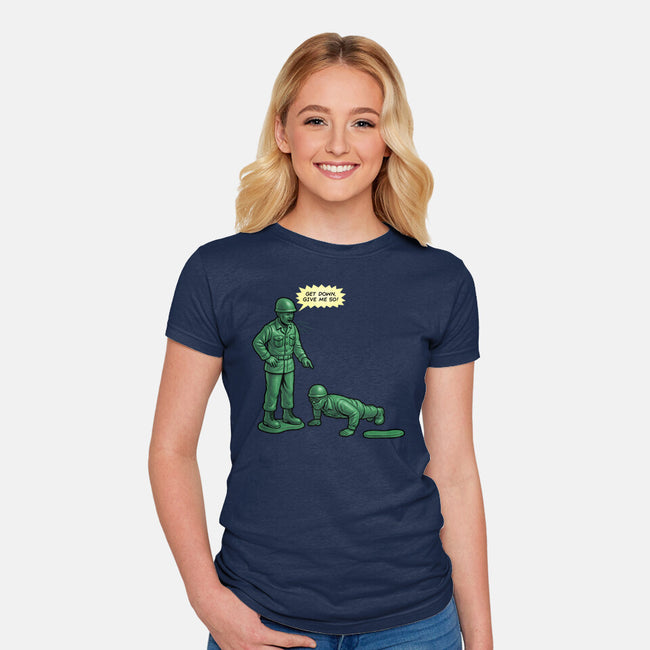 The Drill Never Ends-Womens-Fitted-Tee-Boggs Nicolas