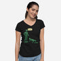 The Drill Never Ends-Womens-V-Neck-Tee-Boggs Nicolas