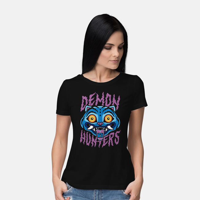 Demon Hunters-Womens-Basic-Tee-Nemons
