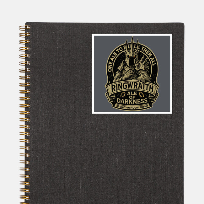 Ringwraith Ale Of Darkness-None-Glossy-Sticker-Immortalized