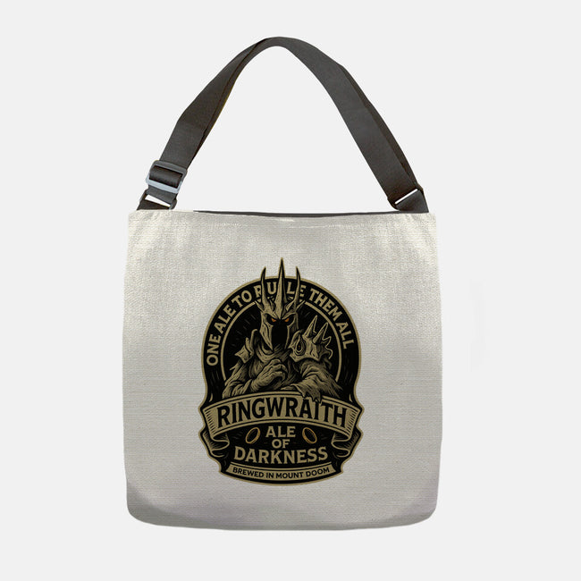 Ringwraith Ale Of Darkness-None-Adjustable Tote-Bag-Immortalized