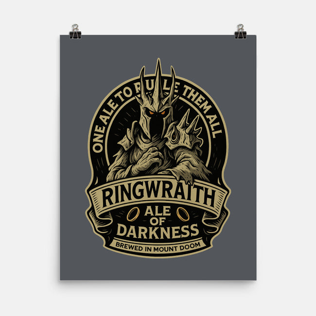 Ringwraith Ale Of Darkness-None-Matte-Poster-Immortalized